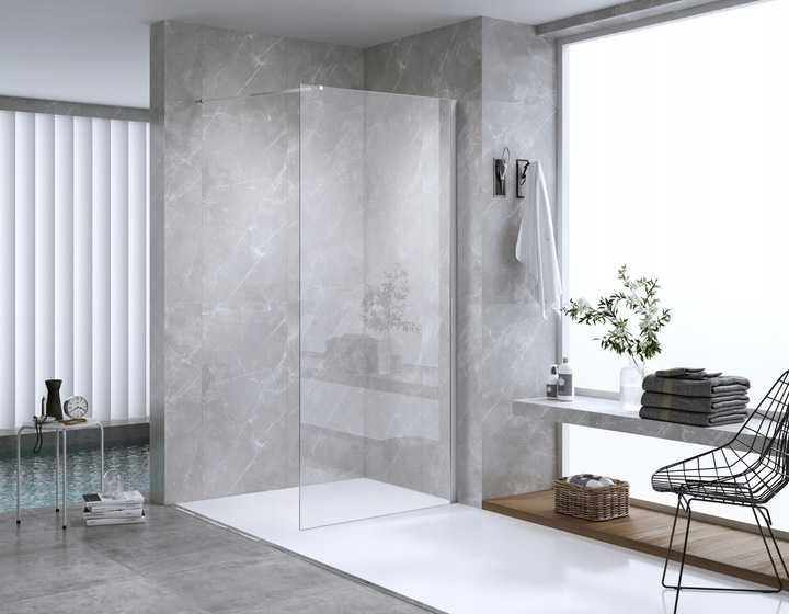Nowa Ścianka Prysznicowa 100 CM, Grubość szkła 8mm POWŁOKA EASY CLEAN