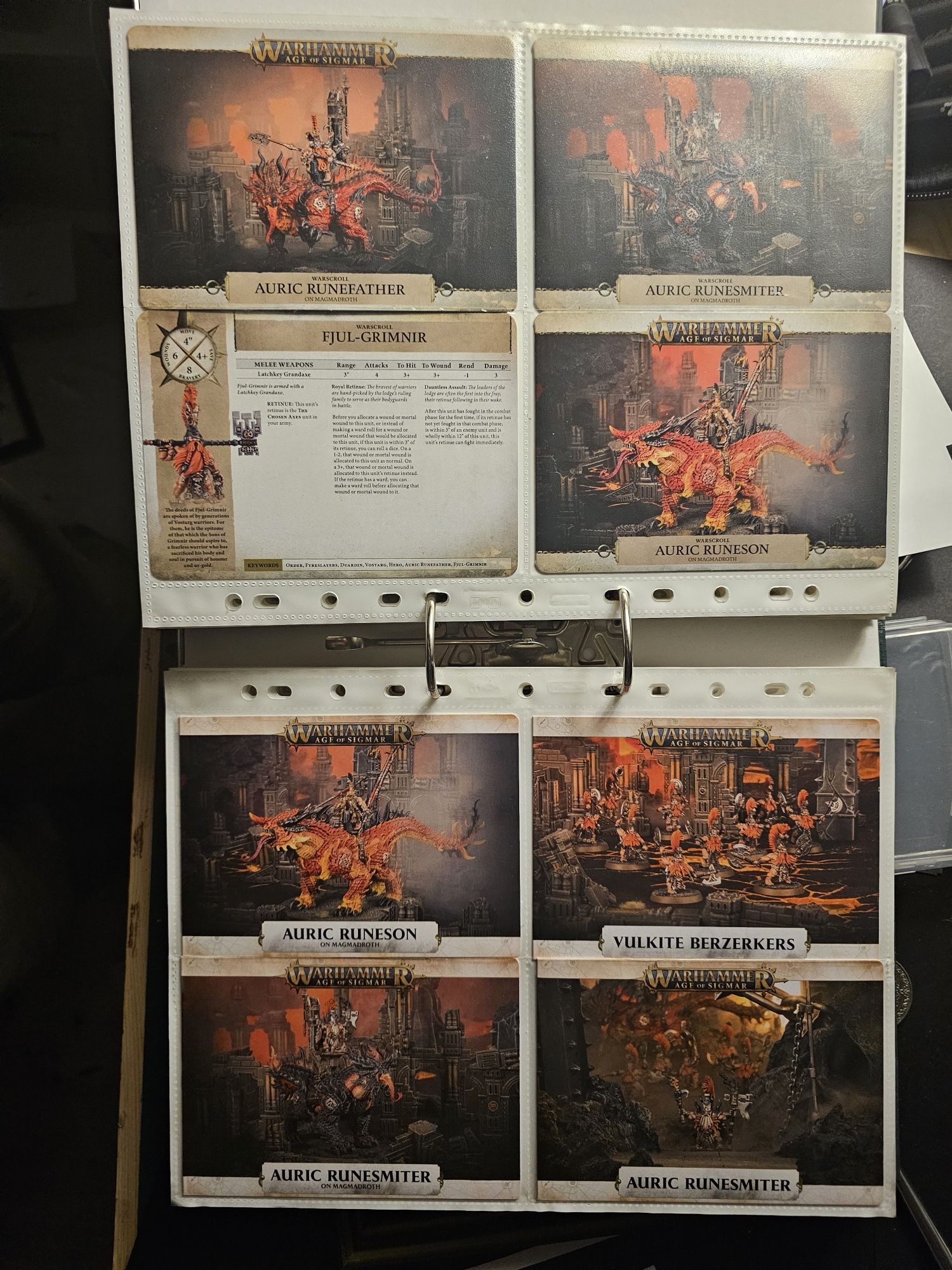 Kolekcja Warscrolls | Warhammer Age of Sigmar | 180 kart + 10 exclusiv