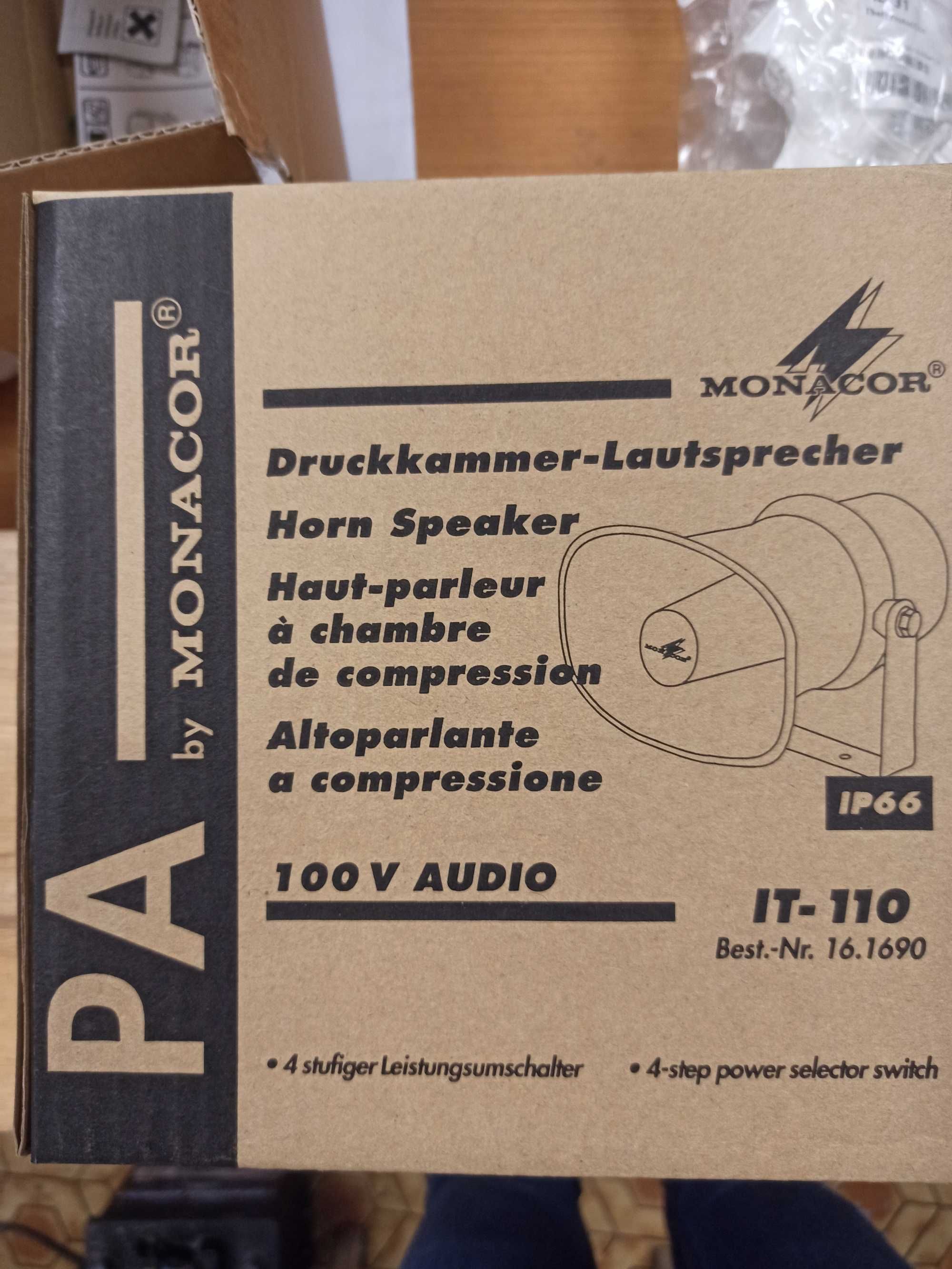 Głośnik tubowy IT-110 MONACOR