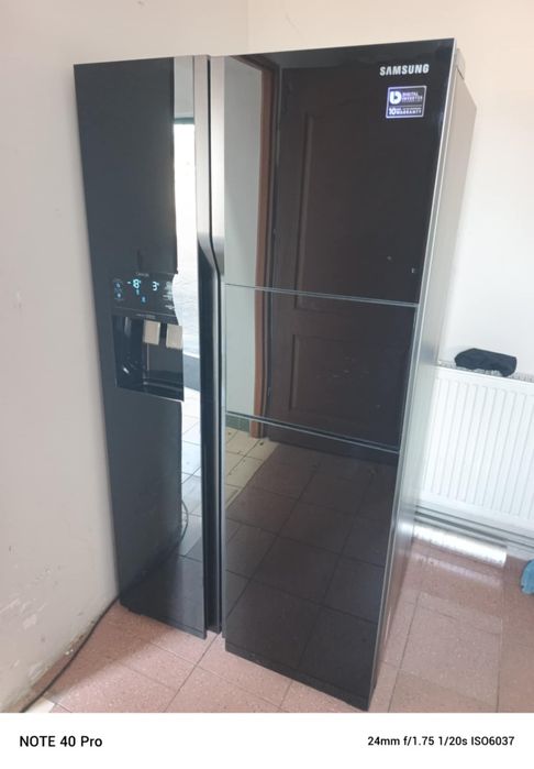 Lodówka Samsung Czarne Szkło