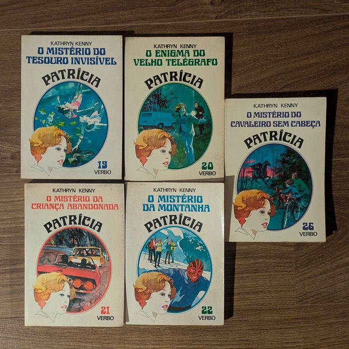 Livros coleção Patrícia