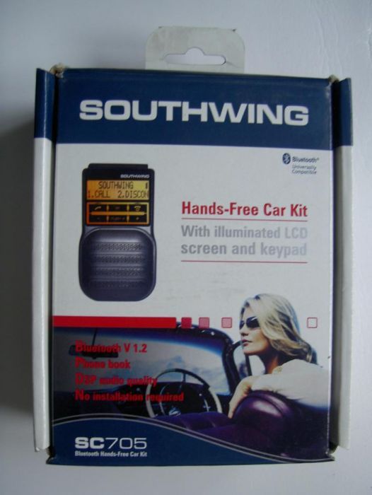 BLUETOOTH SOUTHWING SC705 handsfree в прикурювач с lcd екраном