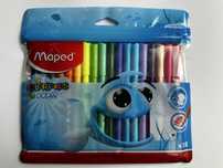 Flamastry Ocean 18 kolorów Maped Mazaki ColorPeps