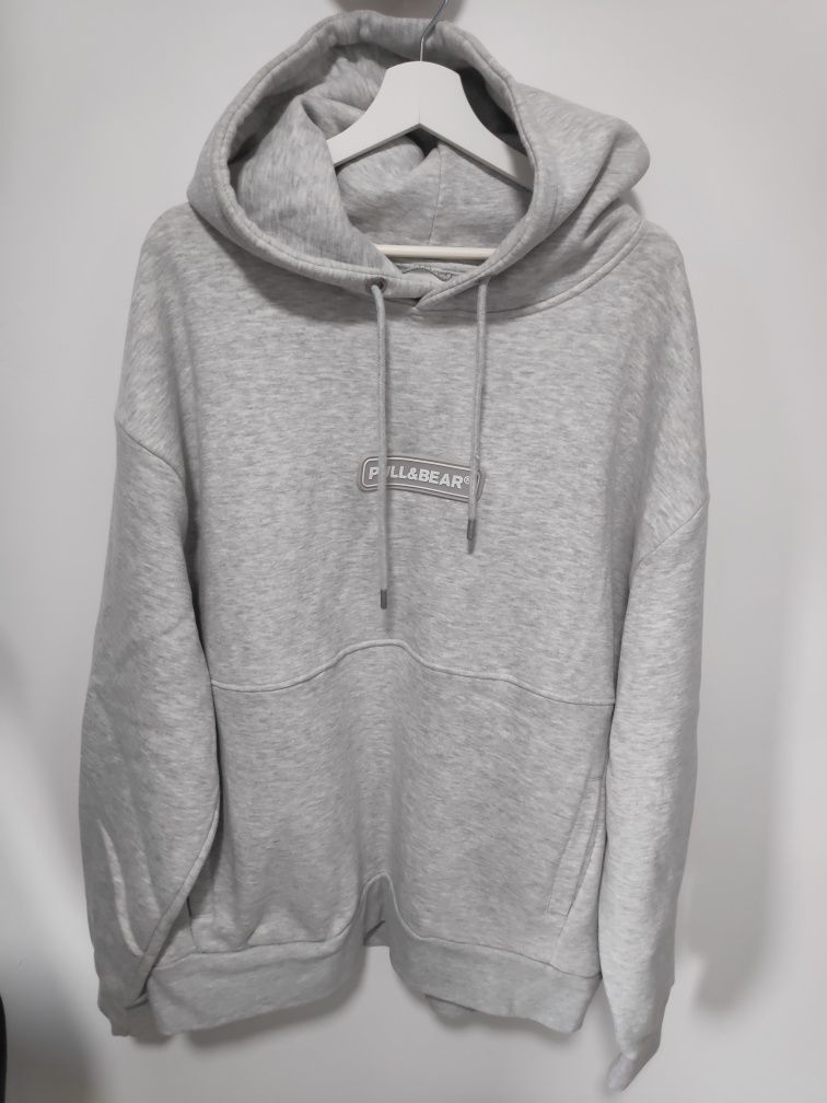 Худі сіре тепле оверсайз pull&bear xxl