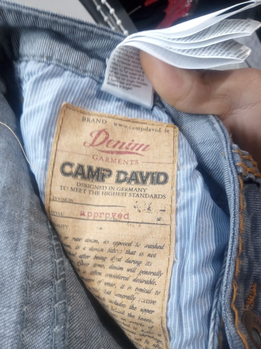 Spodnie Camp David R611 W 38 L 30 nowe wyprzedaż magazynu