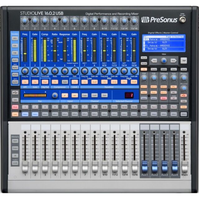 Mesa digital PreSonus StudioLive 16.0.2 USB Digital Mixer