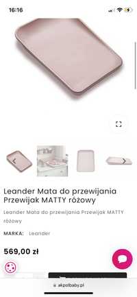 Mata leander różowa nowa