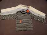 Trzy bluzki 78/86 (6-12 m-cy)