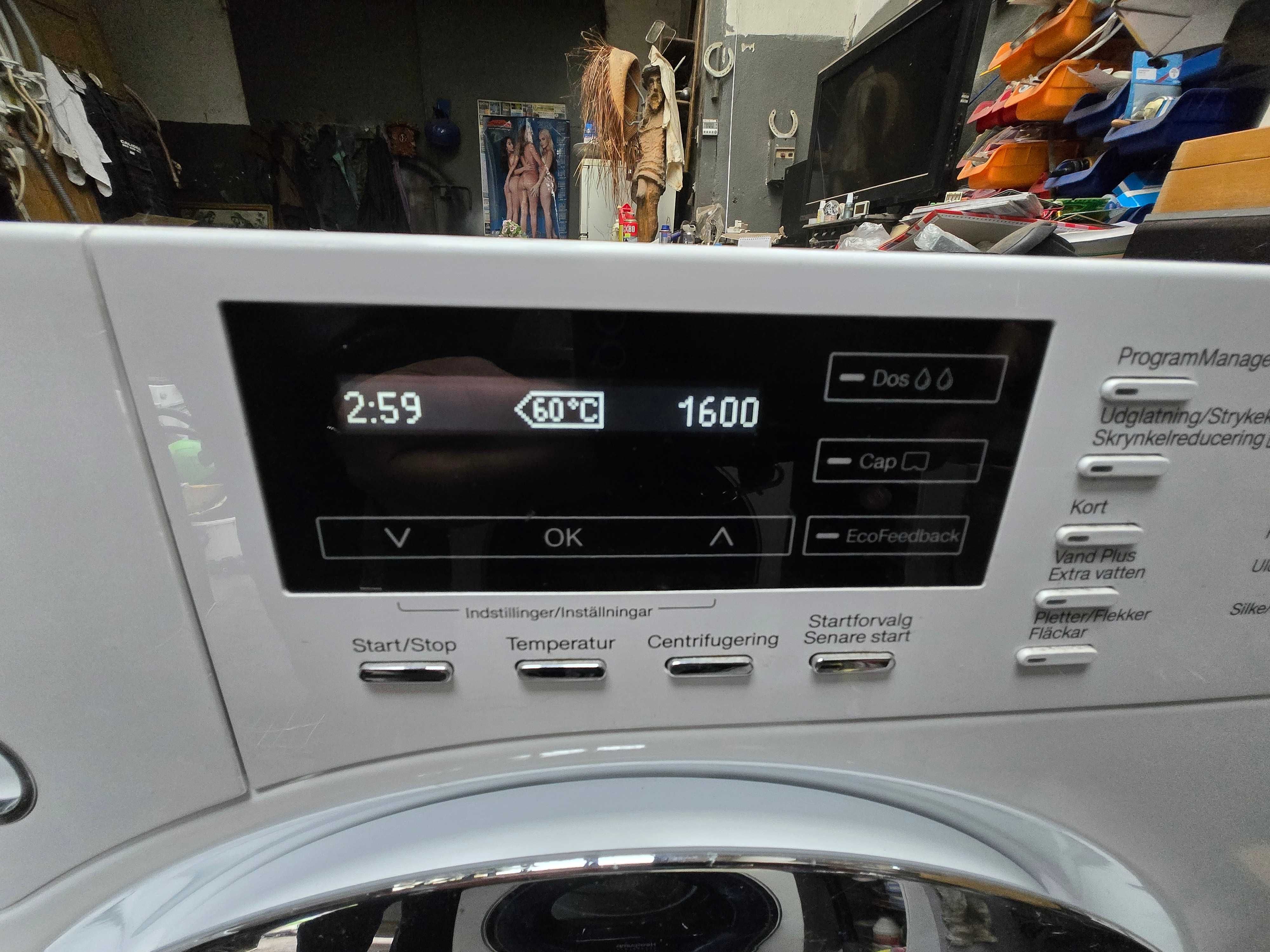 Pralka Miele W1 .Wsad 9 kg/1600 obr.LCD.Bęben plaster miodu,.Gwar.