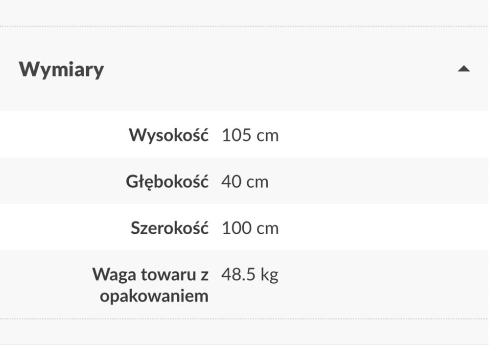 Komoda witryna regal szafka meble pokojowe nowe
