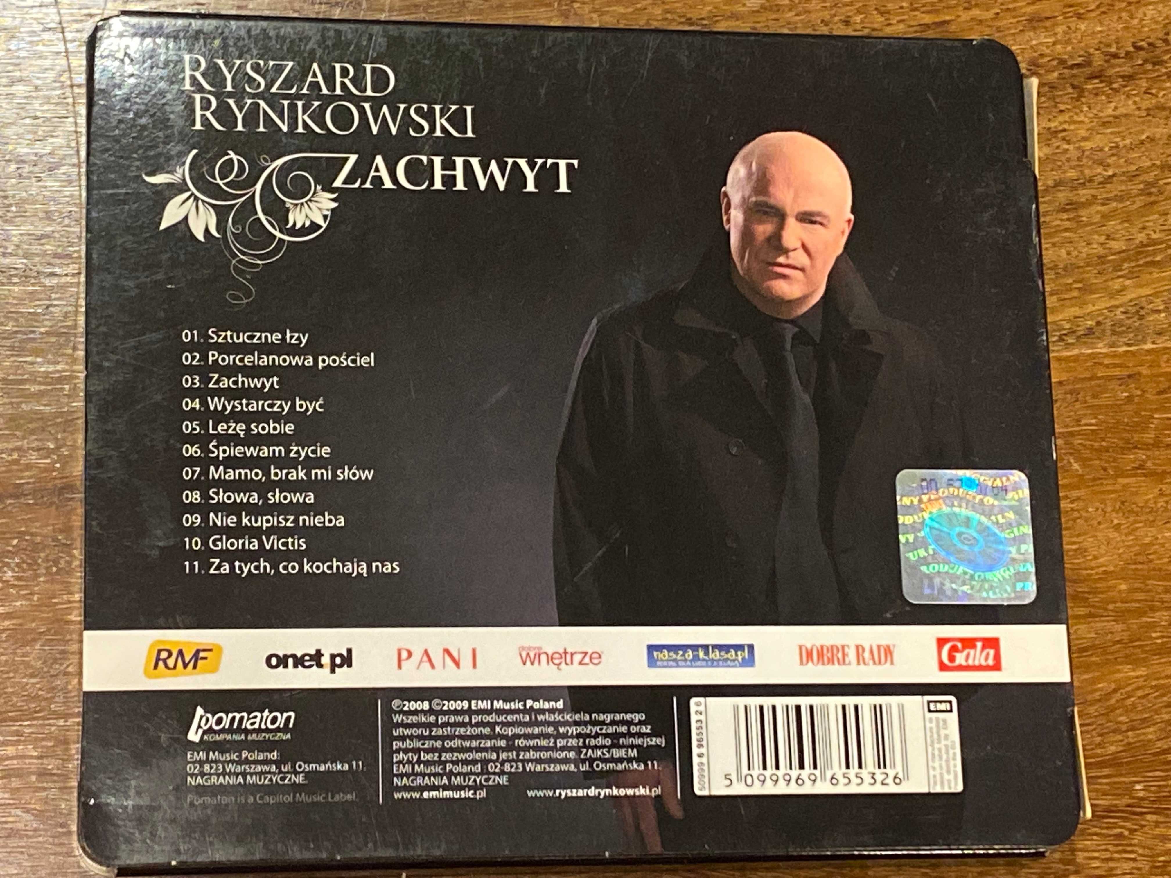 Ryszard Rynkowski NOWA płyta CD ZACHWYT