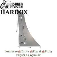 Pierś Lemken HARDOX 3450.528/P części do pługa 2X lepsze niż Borowe