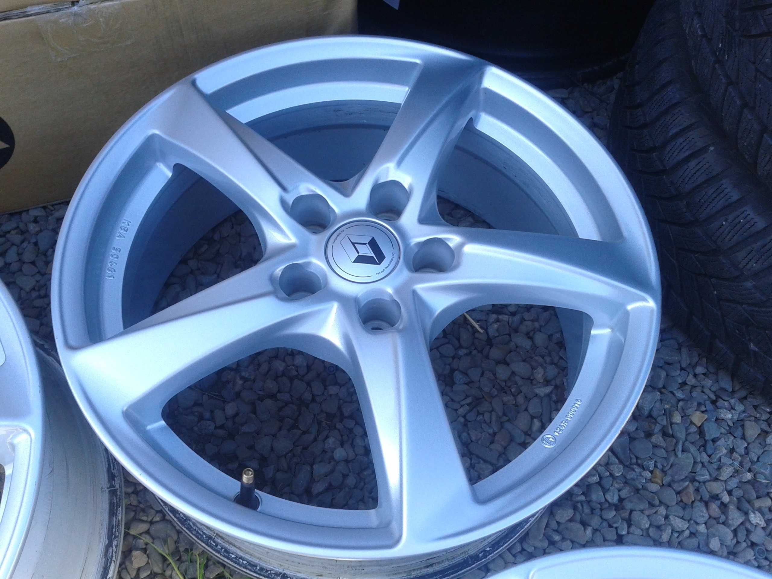 oryginalne r17 felgi renault megane laguna scenic talisman captur 7j