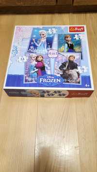 Puzzle Frozen 4 w 1