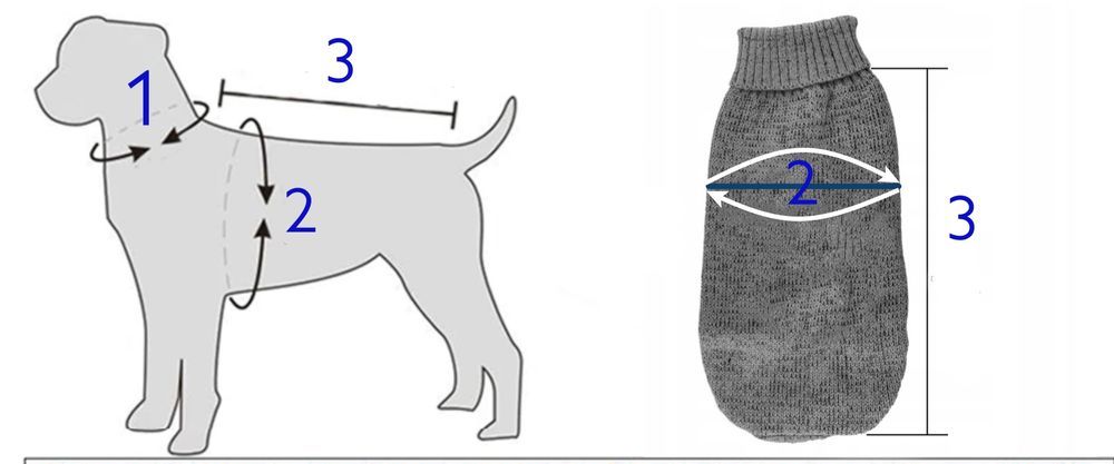 Sweterek ubranko dla psa na zimę z warkoczem (12)