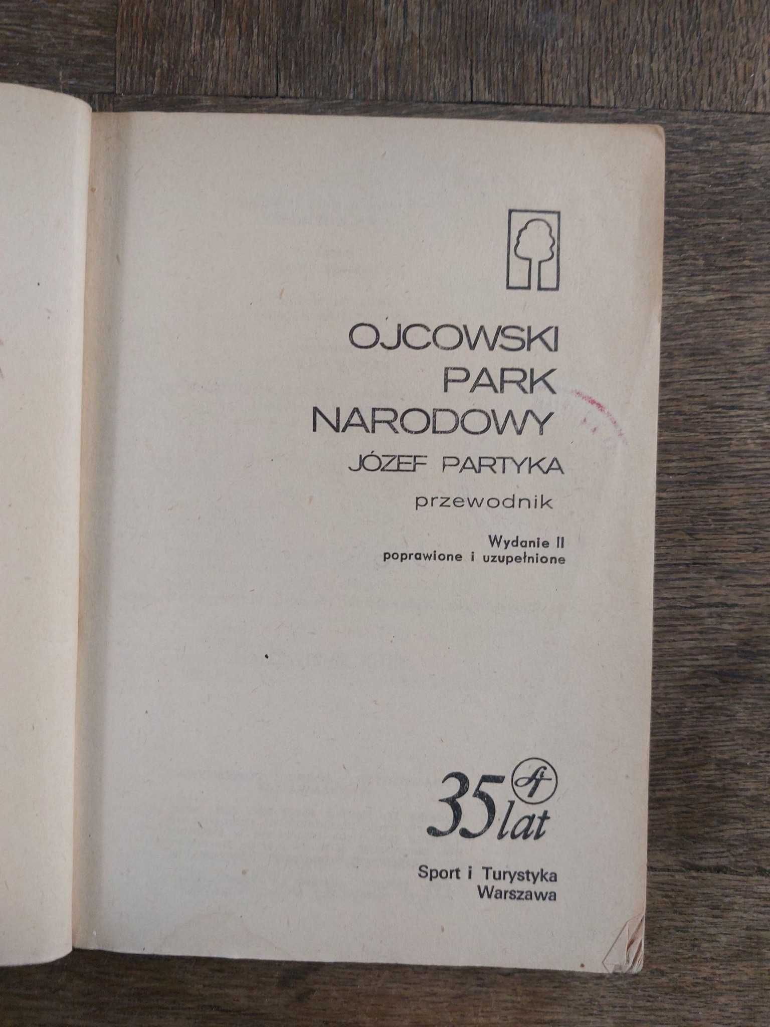 Ojcowski Park Narodowy Partyka 1979 przewodnik