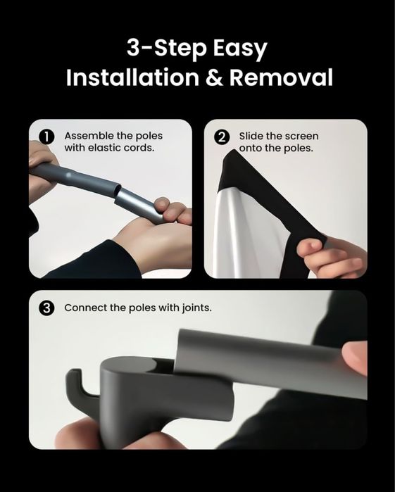 Tela ecrã de projeção 100”