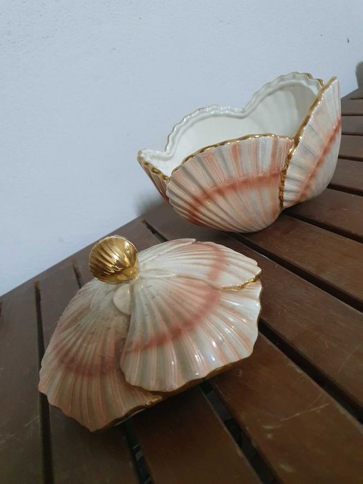 Loiça porcelana aleluia de aveiro porta joias bon bons