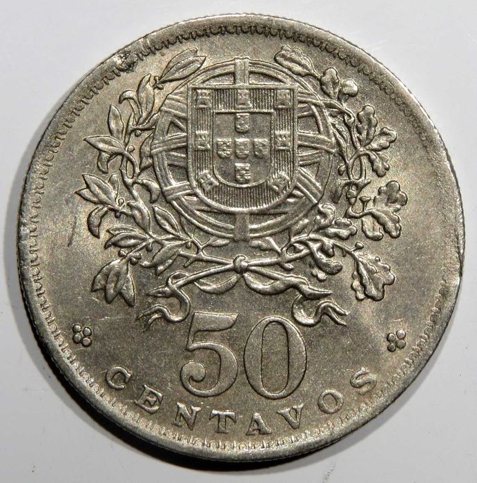 Republica Portuguesa - 50 Centavos 1947 Bela 9€