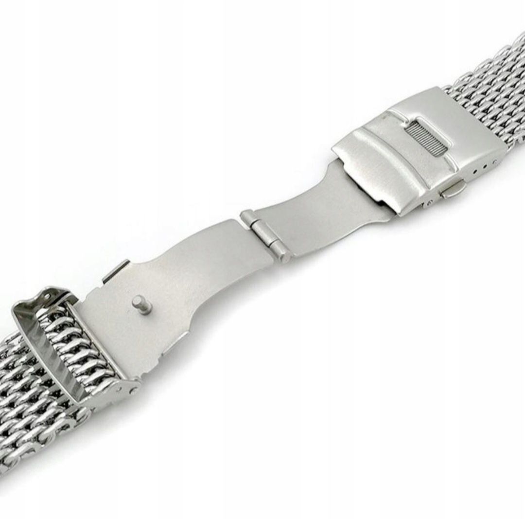 Bransoleta  typu Mesh Shark do zegarka, gruba, 20mm