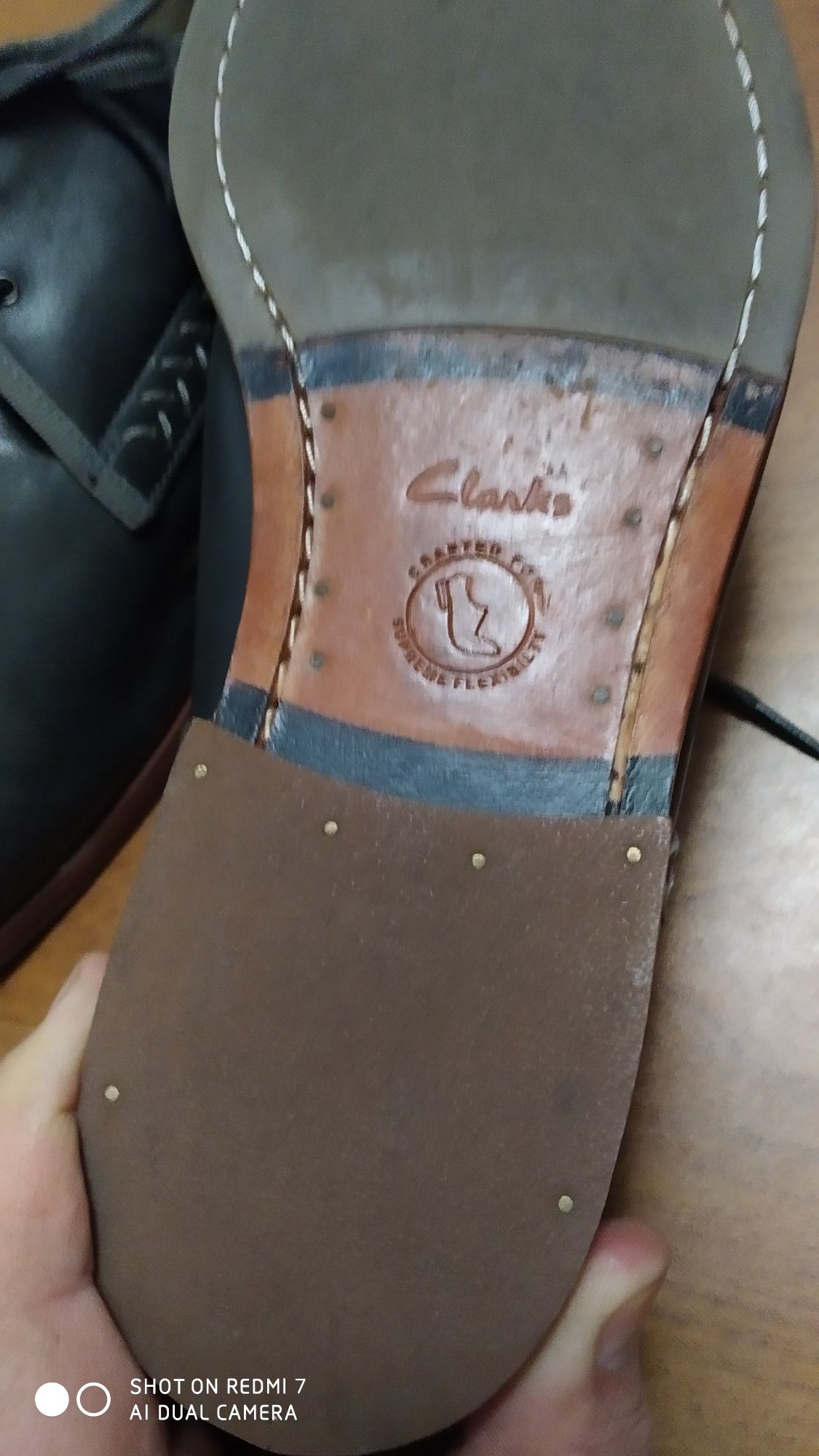 Туфли фирмы Clarks кожаные. В очень хорошем состоянии.