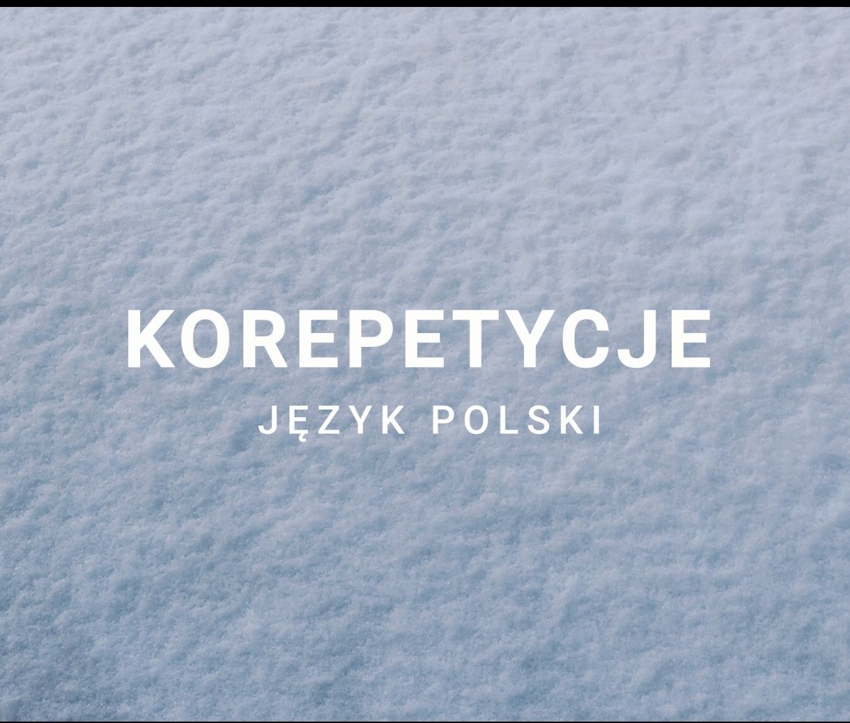 Korepetycje z języka polskiego - szkoła podstawowa, średnia, olimpiada