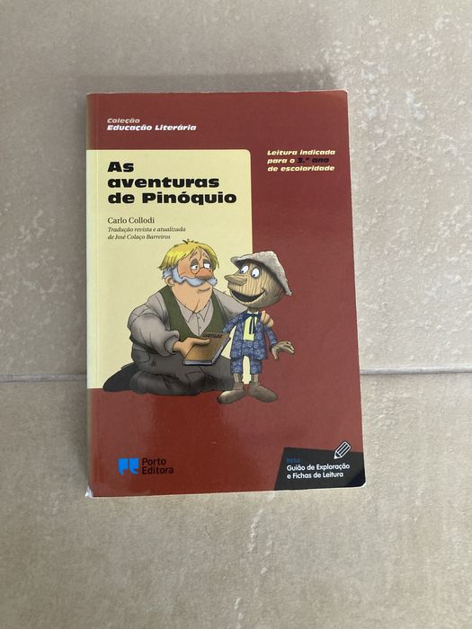 Livro As Aventuras do Pinóquio