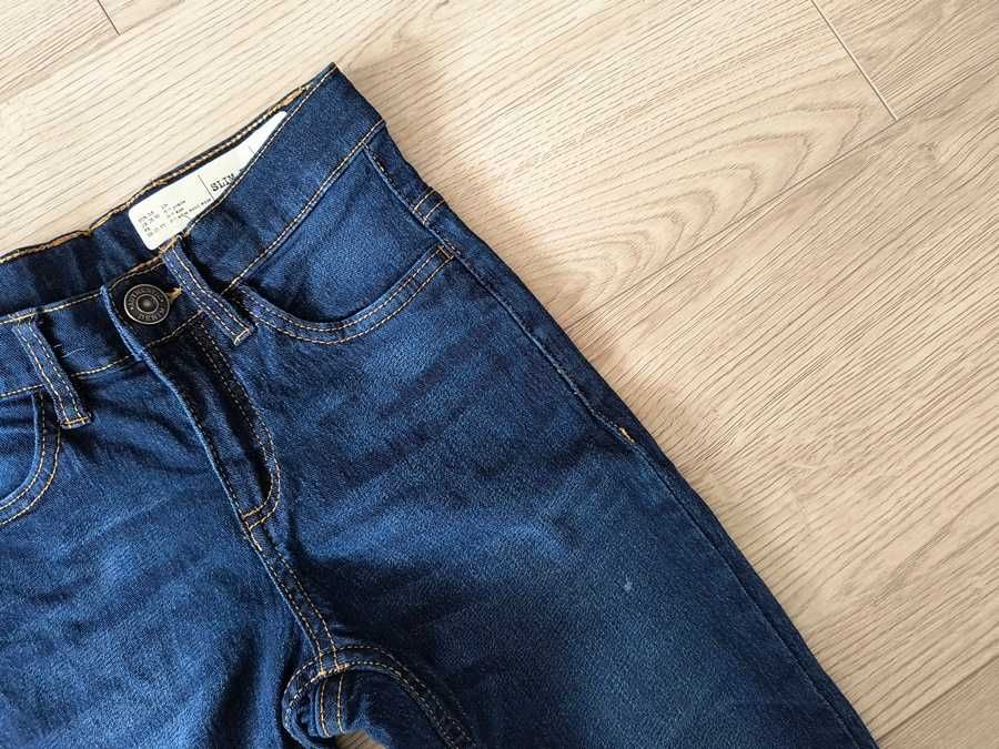 Pepperts * spodnie jeansy slim chłopięce proste * 134