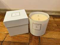 Велика свічка аромат жасмин Bahoma London люкс woodwick