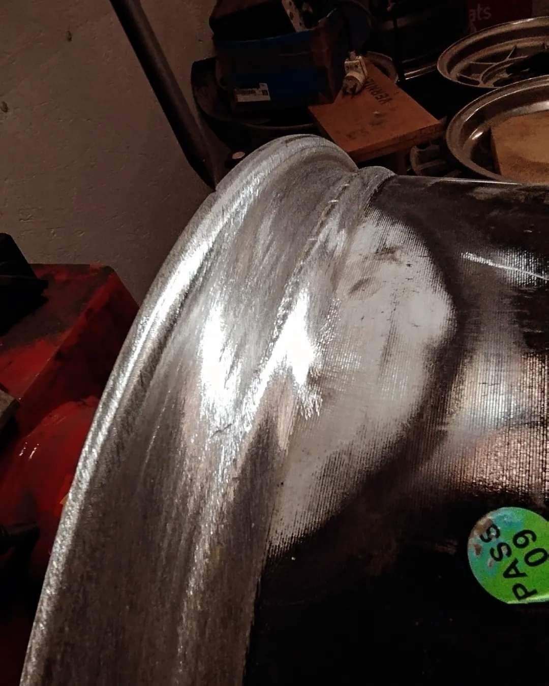 Szeroka STAL/ALUMINIUM  prostowanie Felg . Renowacja