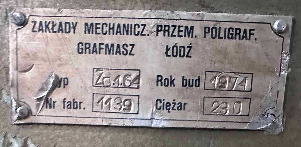 Polski zszywacz introligatorski do papieru Grafmasz