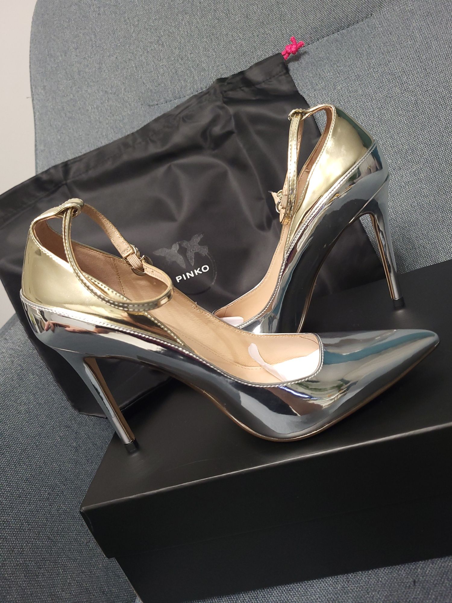 Nowe buty szpilki PINKO Clarice r. 36 (23.4cm)