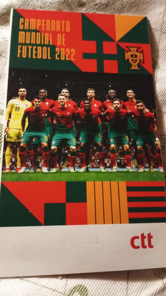 Coleção selos seleção nacional 2022