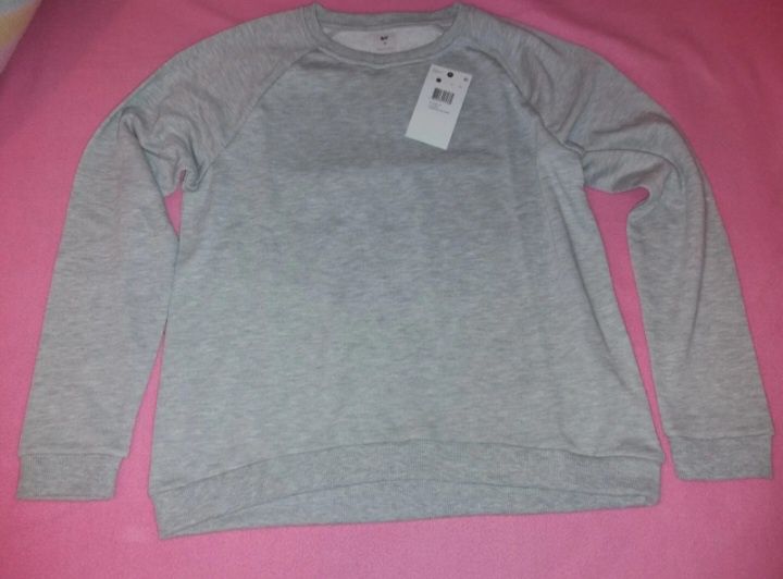 Sweat cinza tamanho M