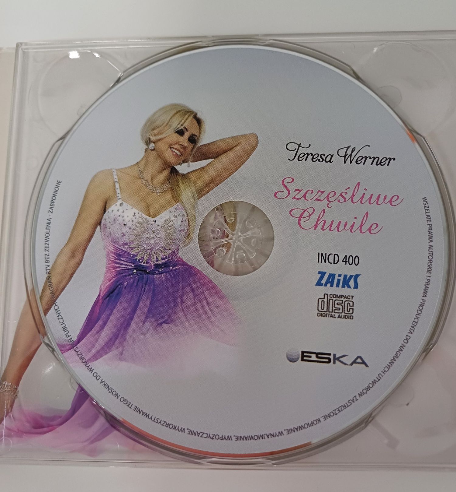 Teresa Werner Szczęśliwe chwile, płyta CD