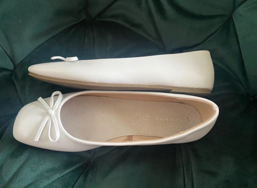 Reserved balerinki biale bdb 37