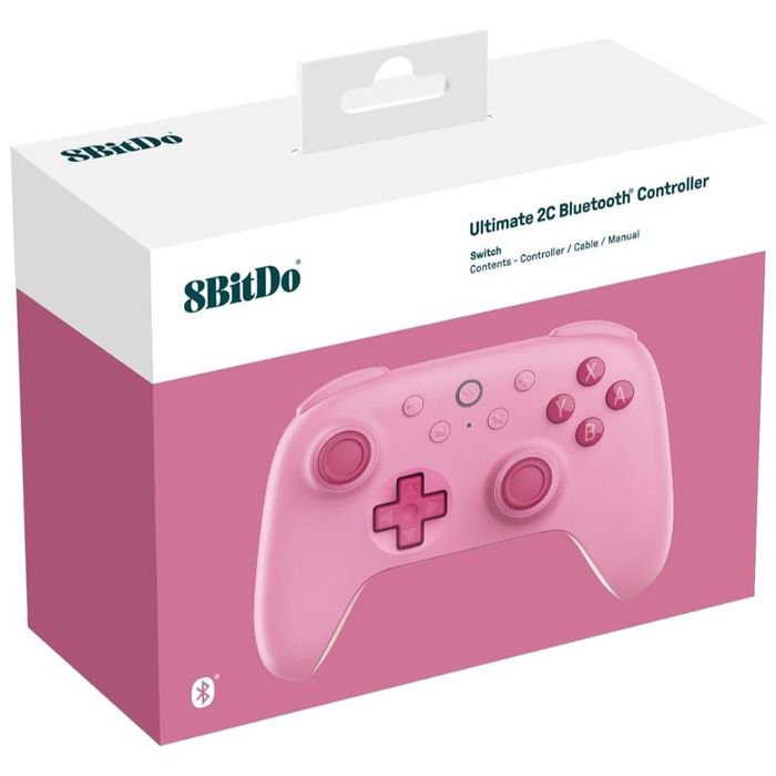 Бездротовий геймпад 8BitDo Ultimate 2C Bluetooth Pink