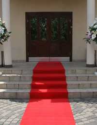 Czerwony Dywan Chodnik na Ślub 1 m szerokości