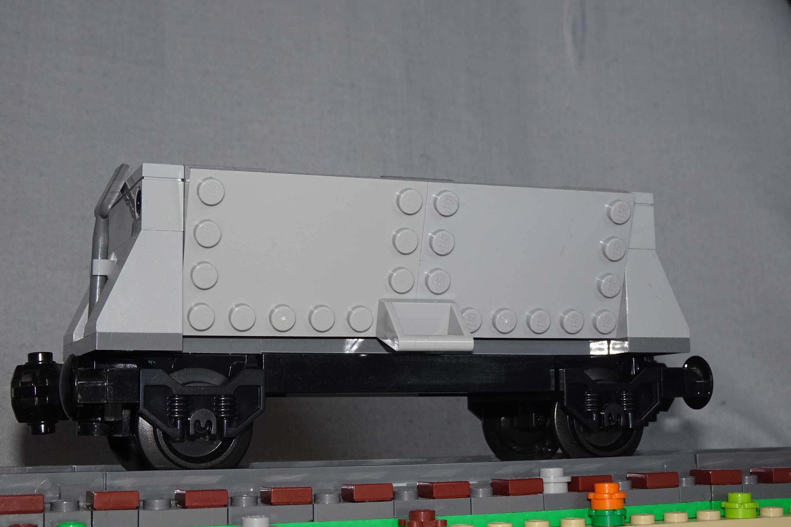 GRATIS wysyłka LEGO train wagon towarowy szary 7898