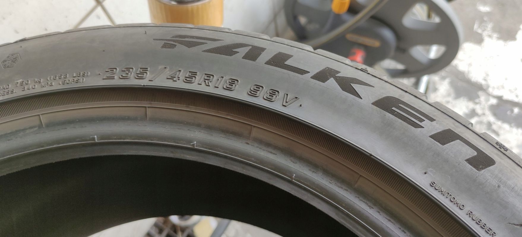 4x 235/45r18 Falken Eurowinter Hs02 Pro 98v 2023/24r D/B/70dB Jak Nowe
