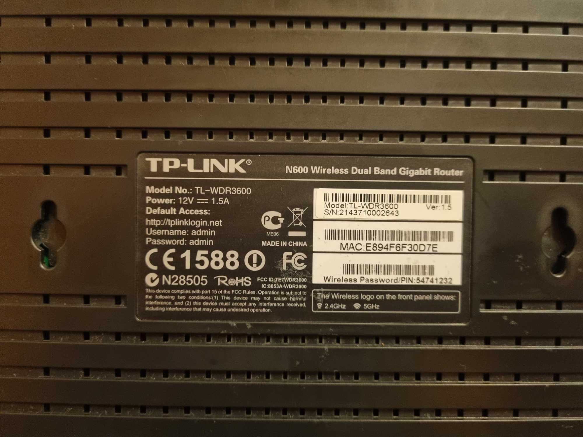 Router Tp-Link TL-WDR3600