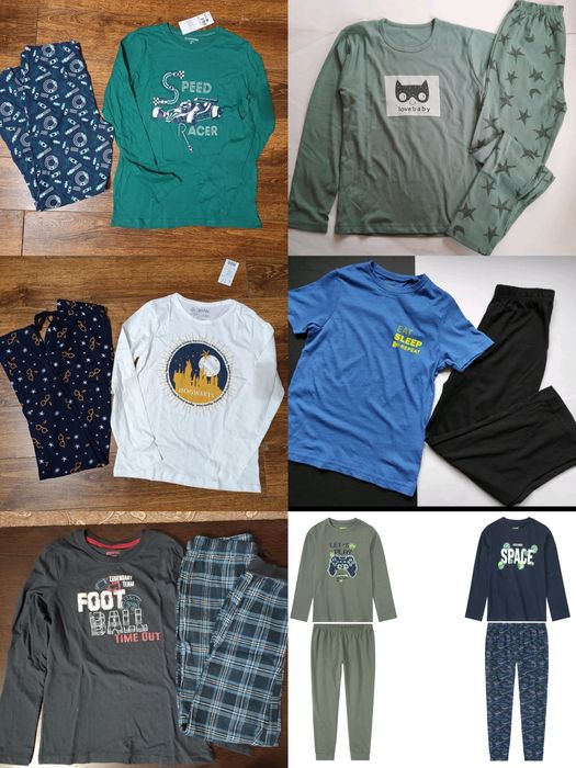 Свитшоты, спортивные штаны, костюмы, пижамы, трусы, куртки, джинсы.