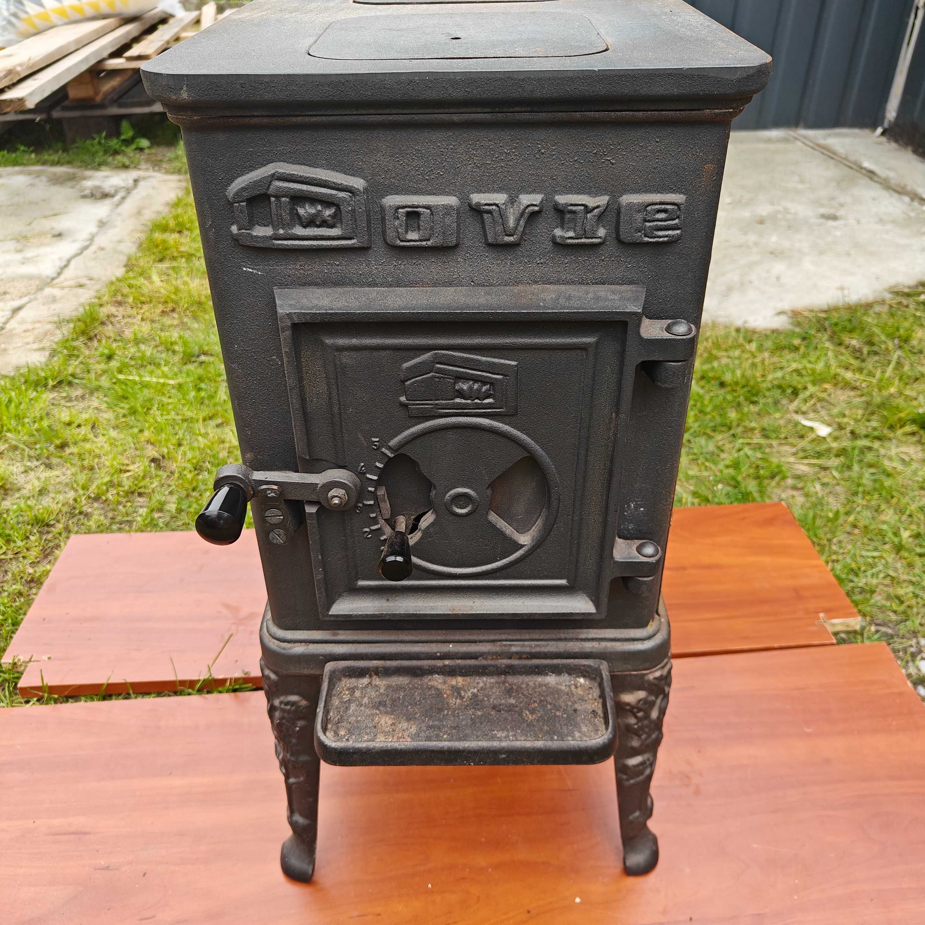 Piekny stylowy kominek DOVRE Jotul żeliwny koza piec komin norweski