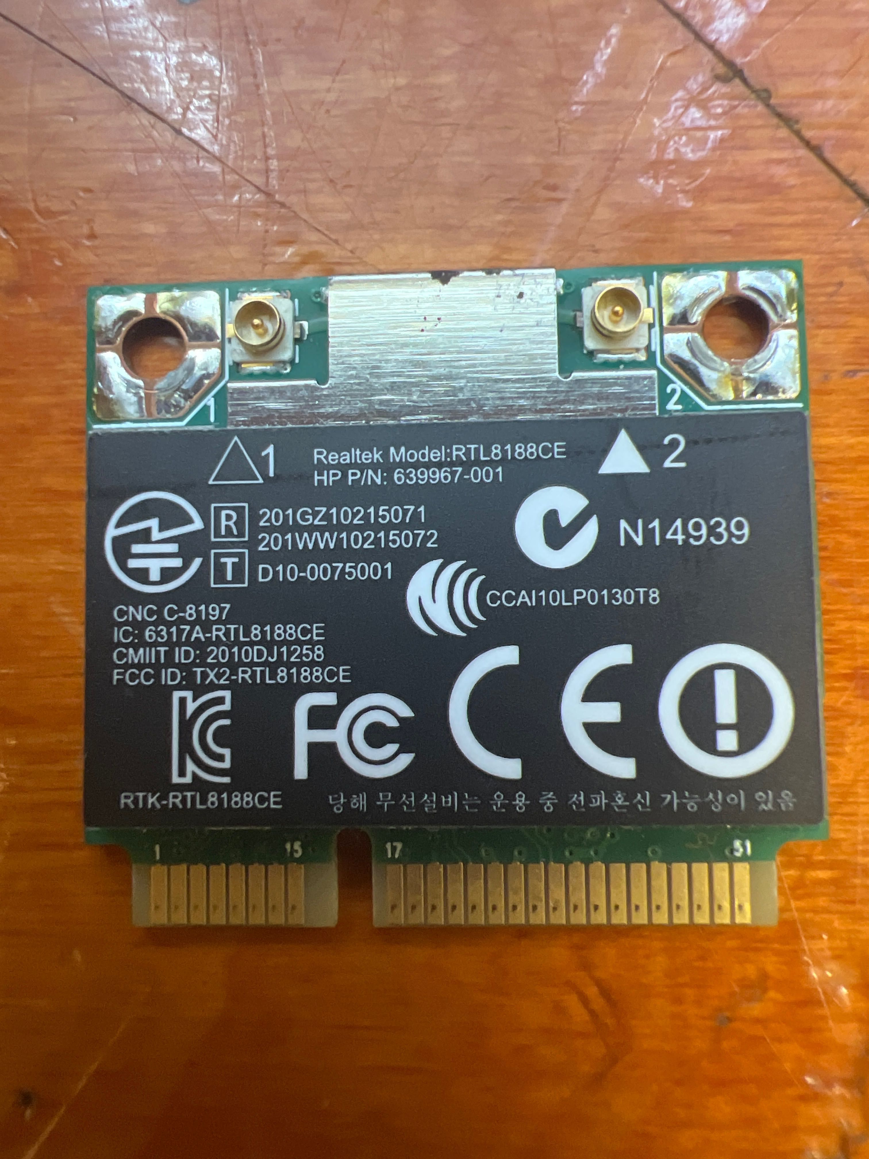 Karta sieciowa Realtek RTL8188CE