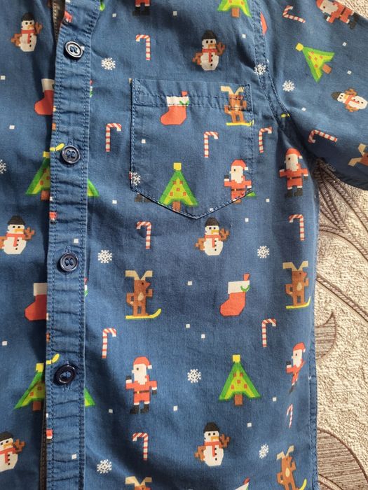 Новорічна дитяча рубашка Next