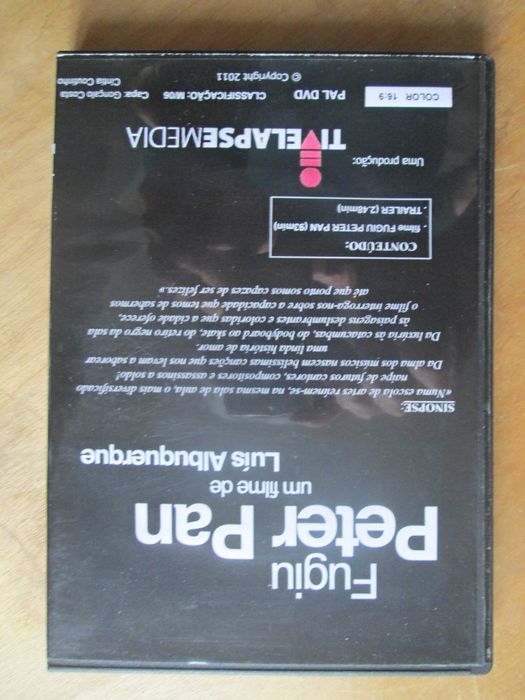 DVD Fugiu Peter Pan, de Luís Albuquerque