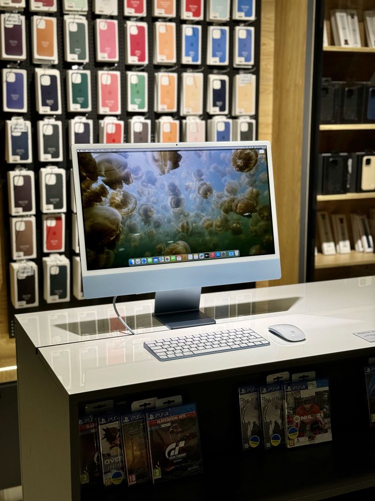 OPEN BOX! iMac 24" 2020 M1 8/256Gb Blue (949$) Доставка/Рассрочка