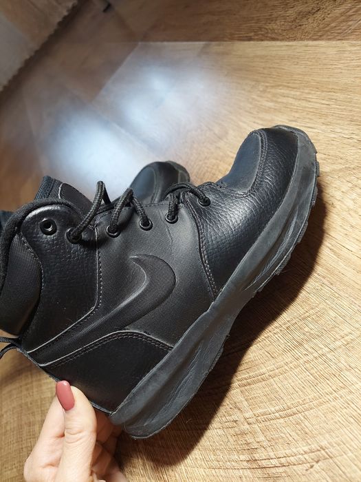 Черевики Nike Manoa Ltr. Ботинки найк 34р. Шкіряні чоботи найк.