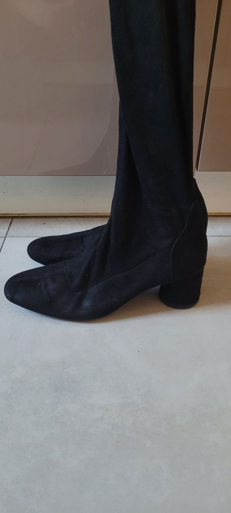 Długie buty kozaki rozm.38