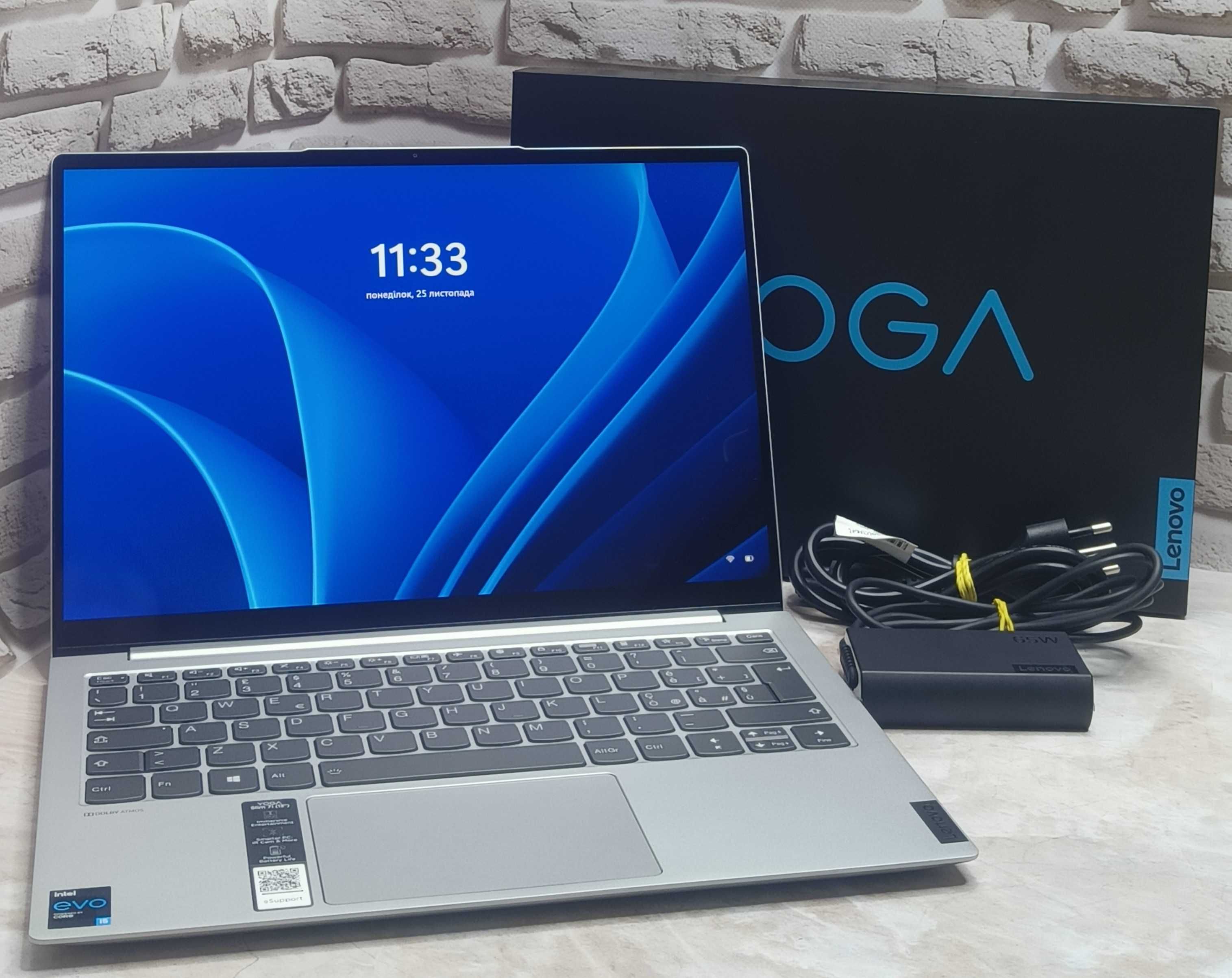 Lenovo Yoga Slim 7 QHD, IPS, Touch, і5-1135G7, 16/512GB
